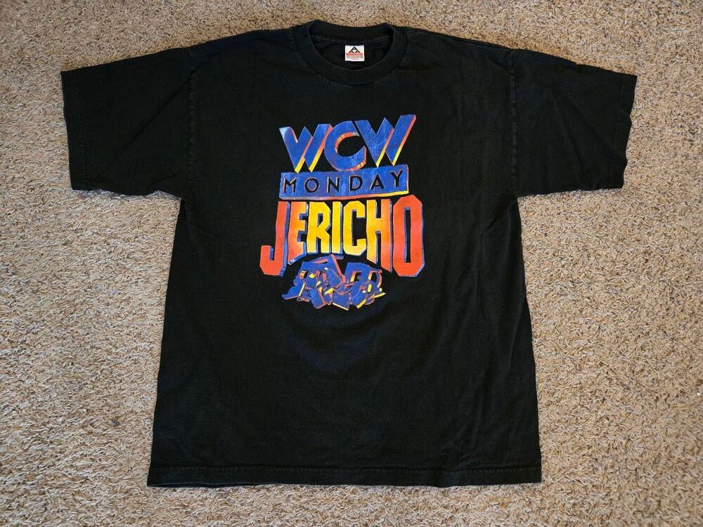 Vtg 90s WCW Monday Night Jericho Shirt Size XL